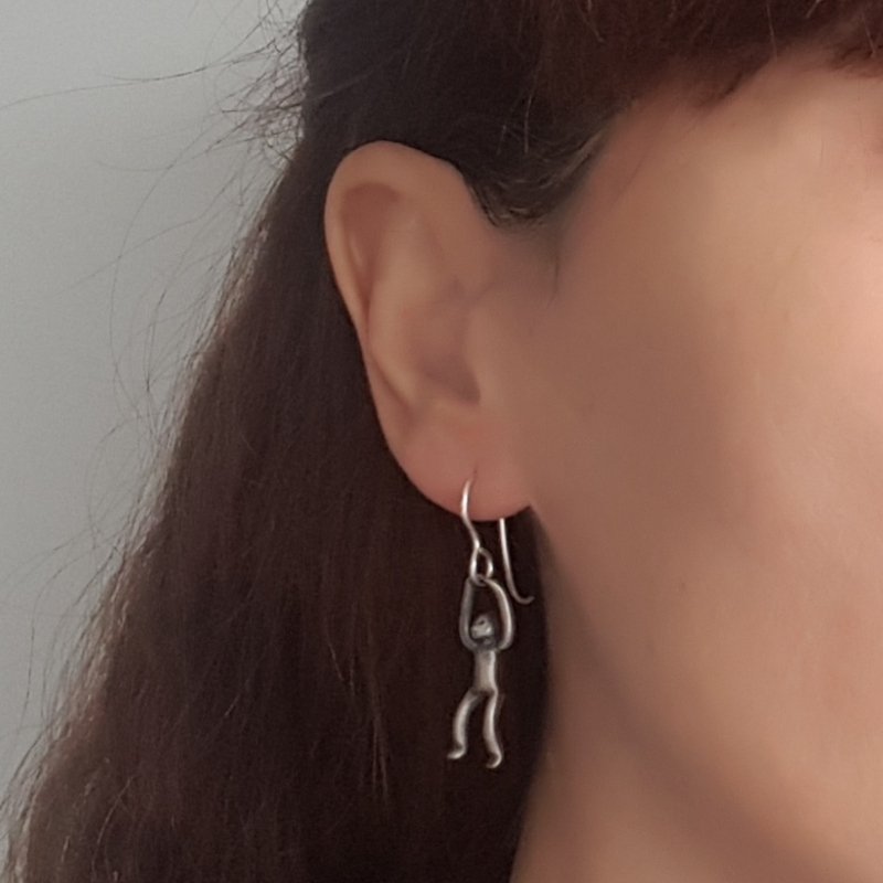 Little Men Up Down Earrings - Two Sizes