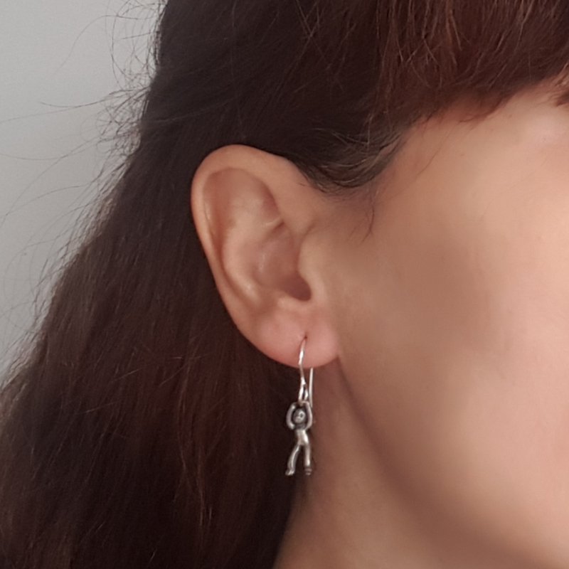 Little Men Up Down Earrings - Two Sizes