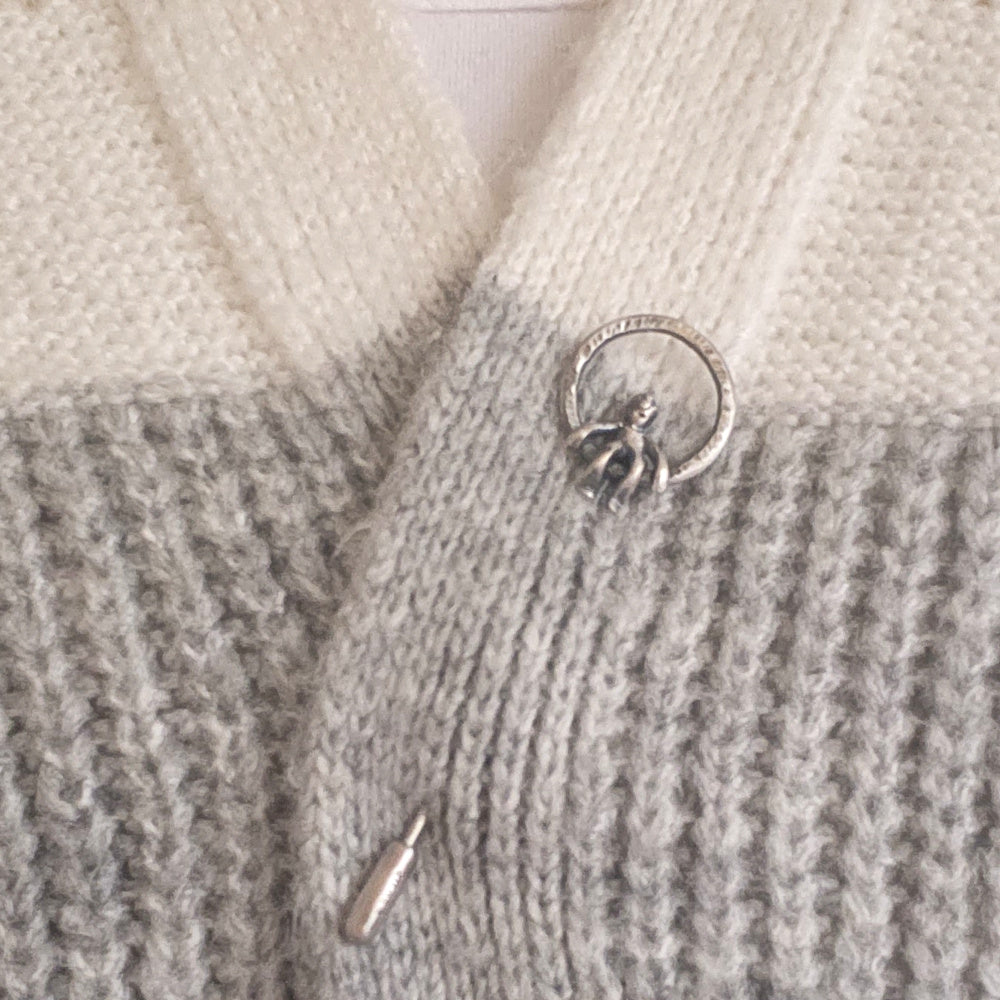 Hammered Ring Stick Pin
