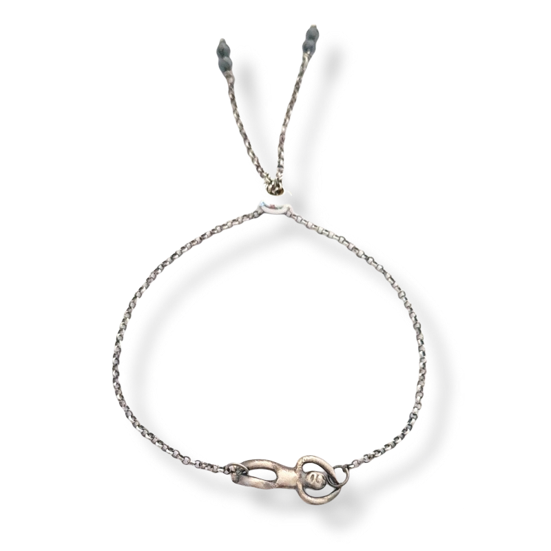 Minimalist Little Man Chain Bracelet - Adjustable