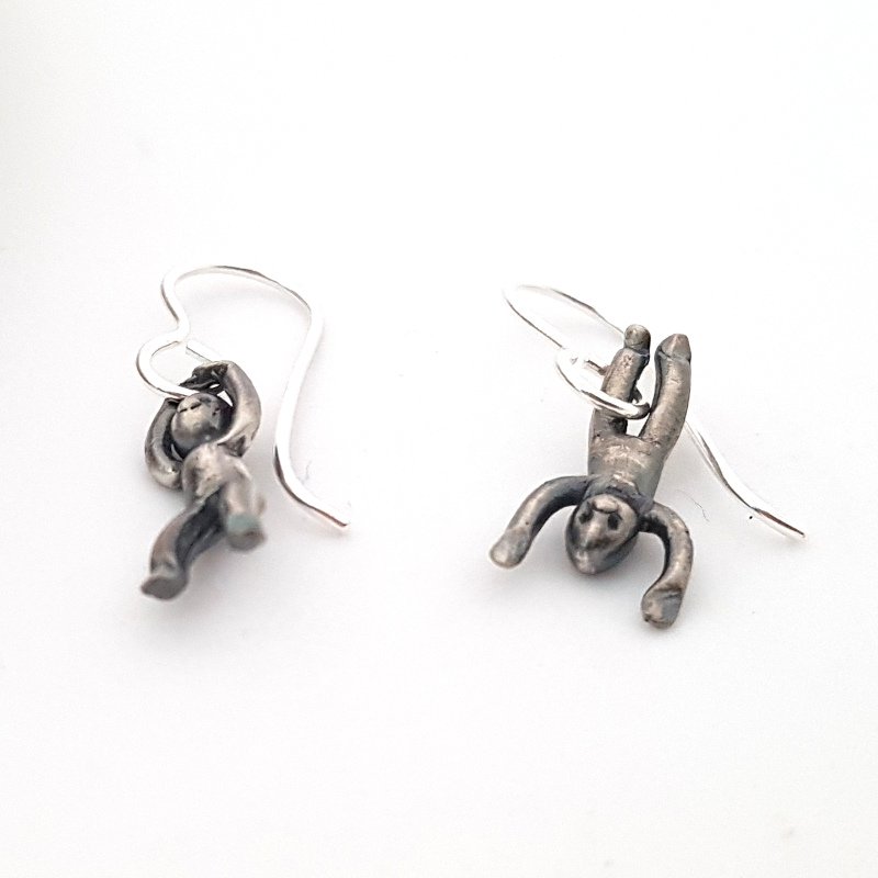 Little Men Up Down Earrings - Two Sizes