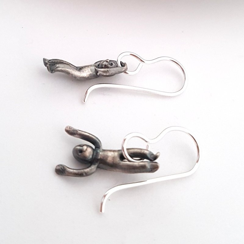 Little Men Up Down Earrings - Two Sizes