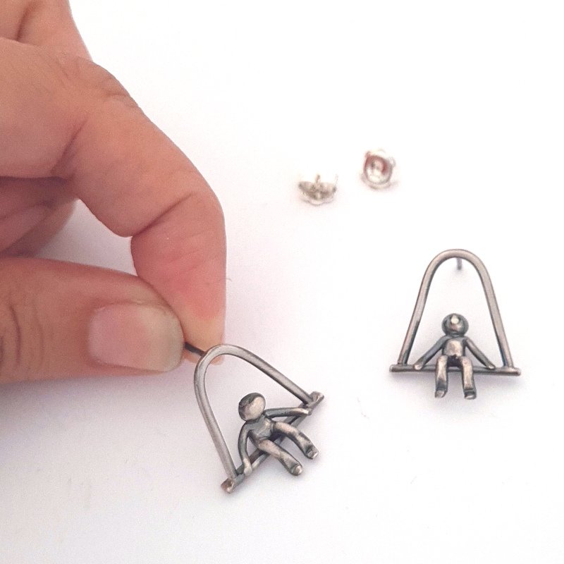 Sterling Silver Triangle Set