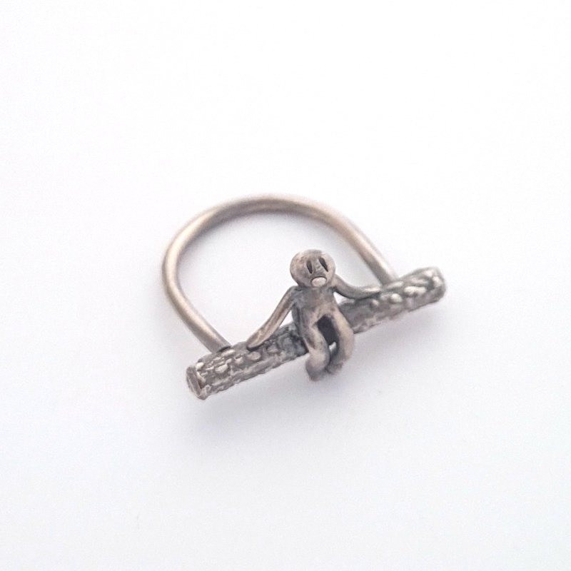 Sterling Silver Tree Trunk Set