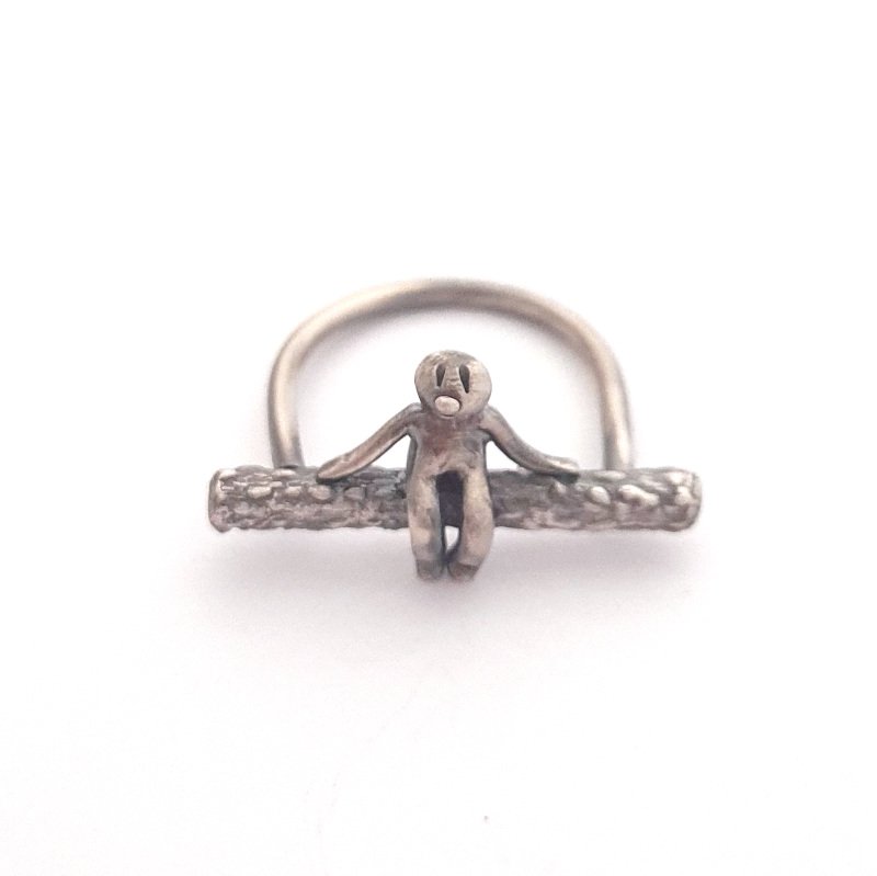 Sterling Silver Tree Trunk Set