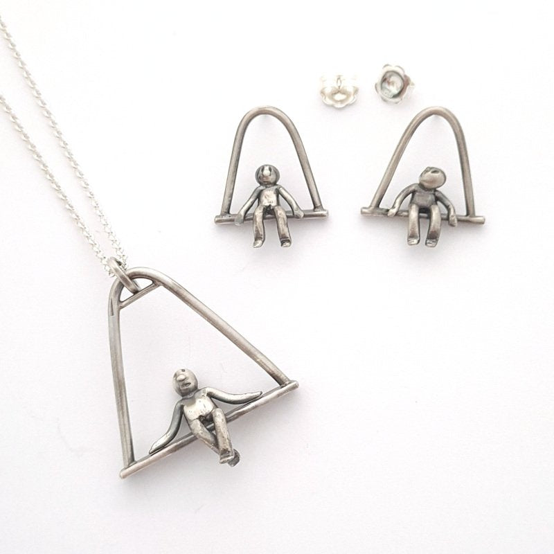 Sterling Silver Triangle Set