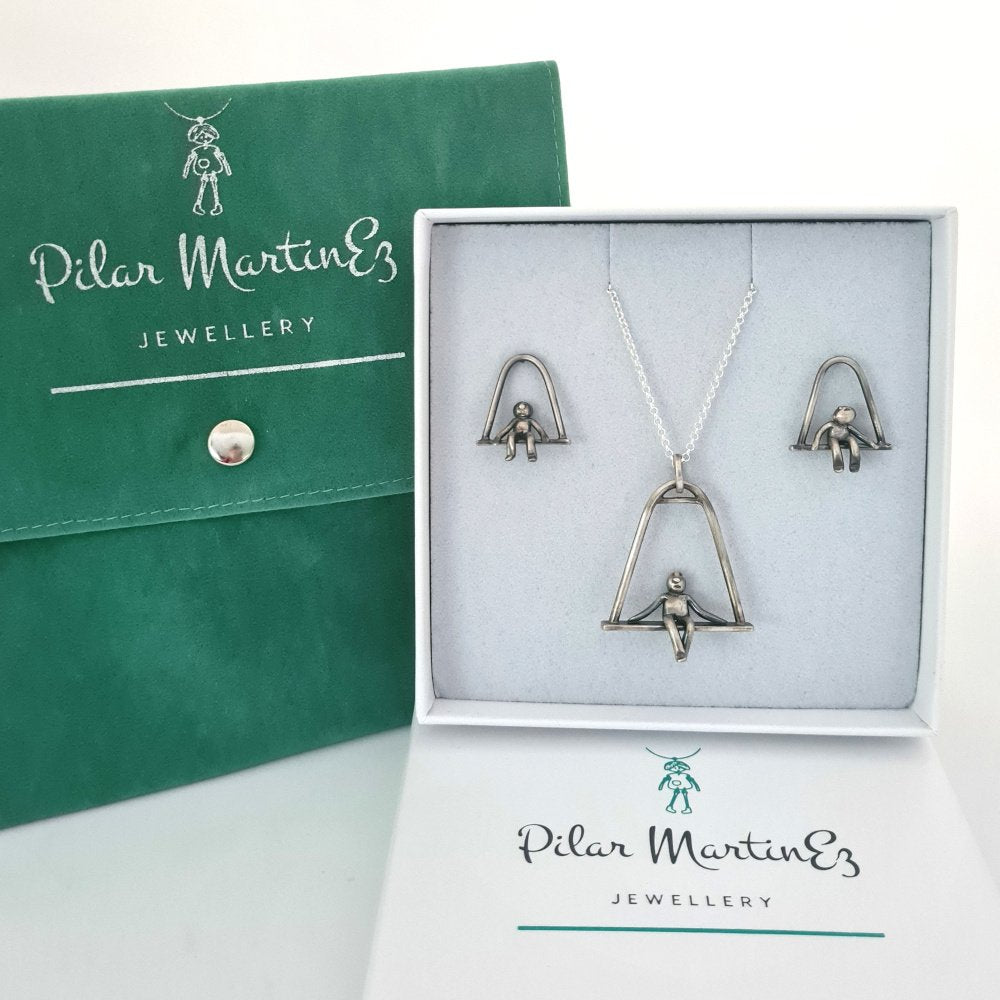 Sterling Silver Triangle Set