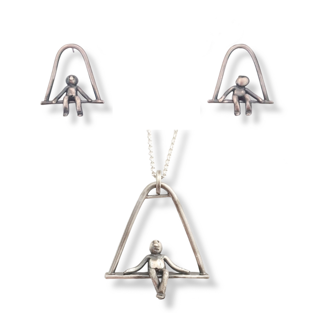 Sterling Silver Triangle Set