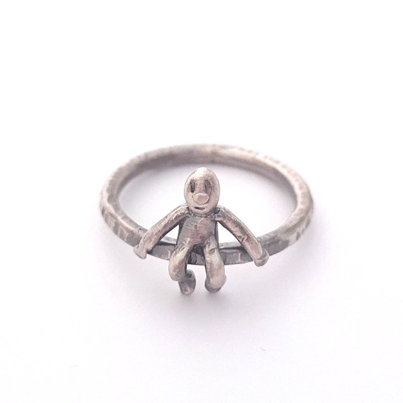 Small Little Man Ring - Minimalist Style