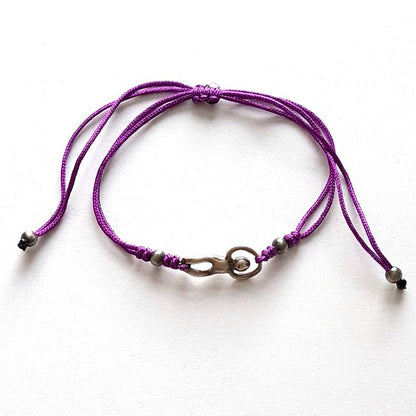 Minimalist Cord Bracelet And Ring Set